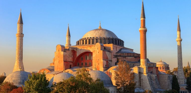 Hagia Sophia in Istanbul, Turkey.